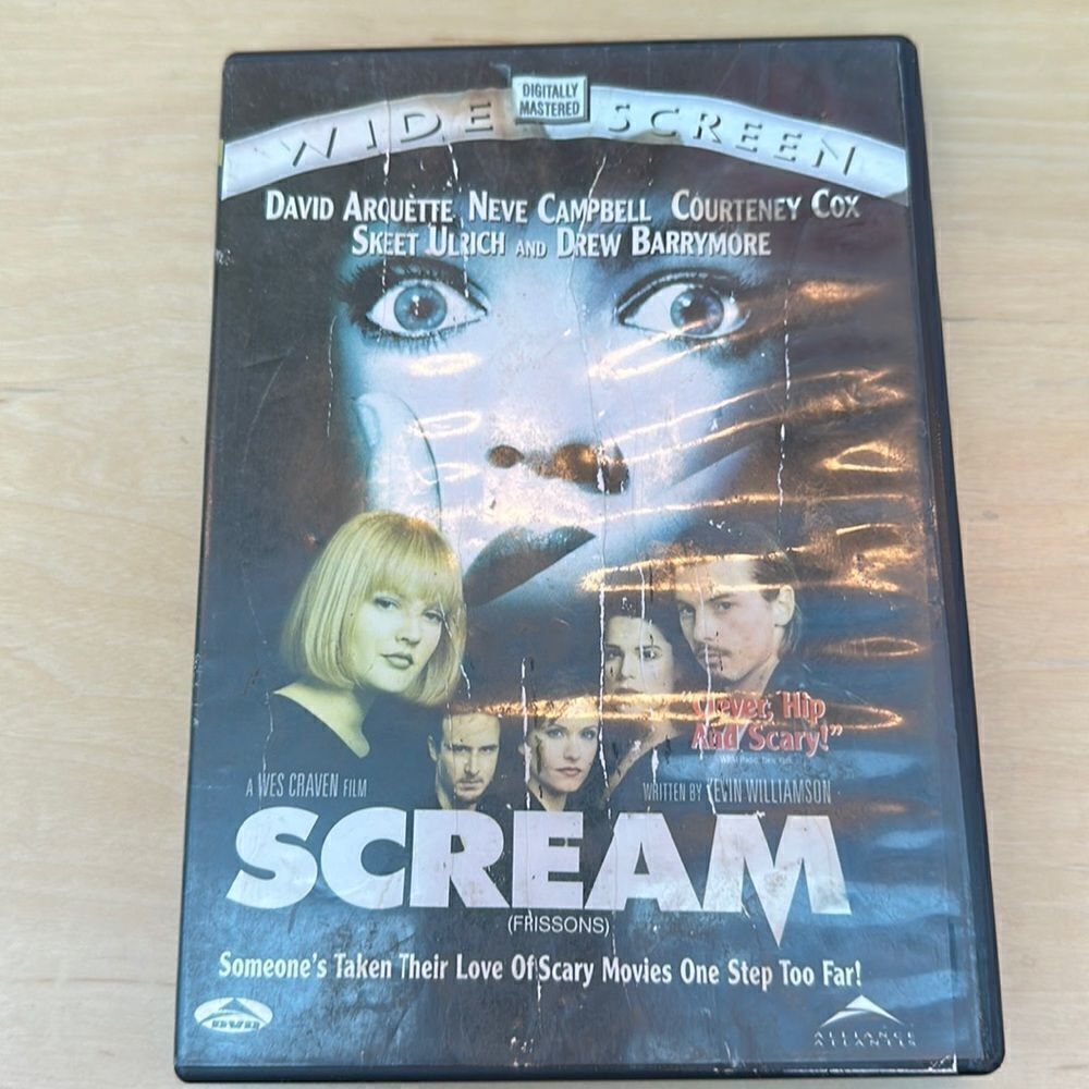 Alliance Atlantis “Scream” a Wes Craven film DVD!